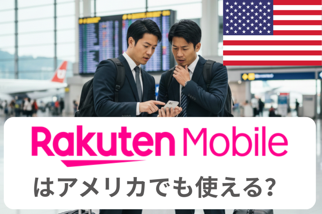 楽天モバイルはアメリカでも使える？　設定方法やお得な使い方、注意点などを徹底解説