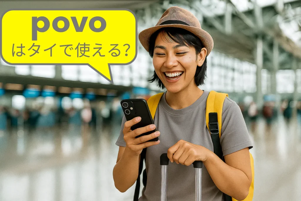 povoはタイで使える？povoのタイローミングについて徹底解説